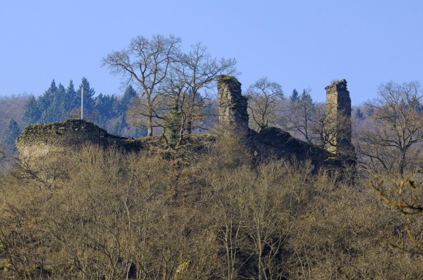 Burgruine Waldeck, Lorch, Hesse, Germany